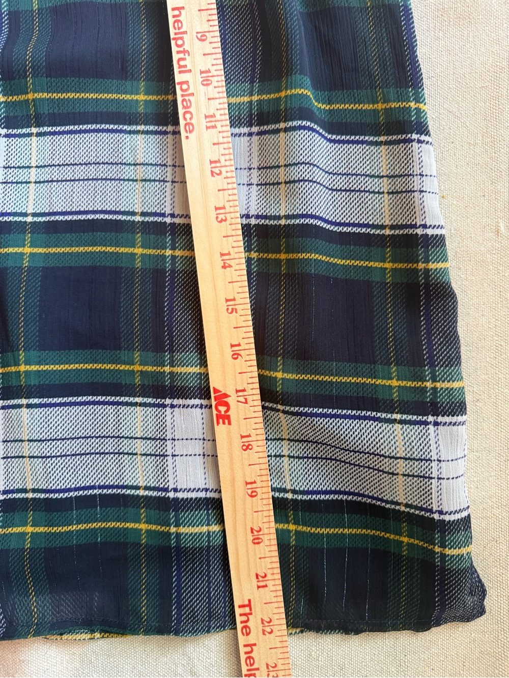 J. Crew Plaid Halter Top - Picture 4 of 5
